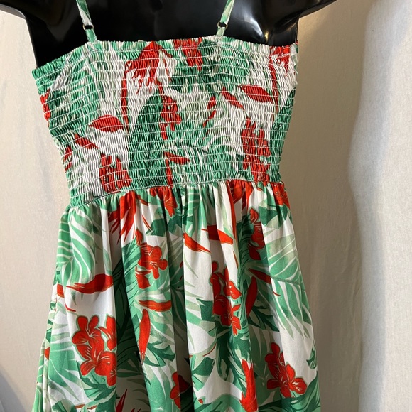 Tropical print Roxy dress size S - Picture 2 of 4